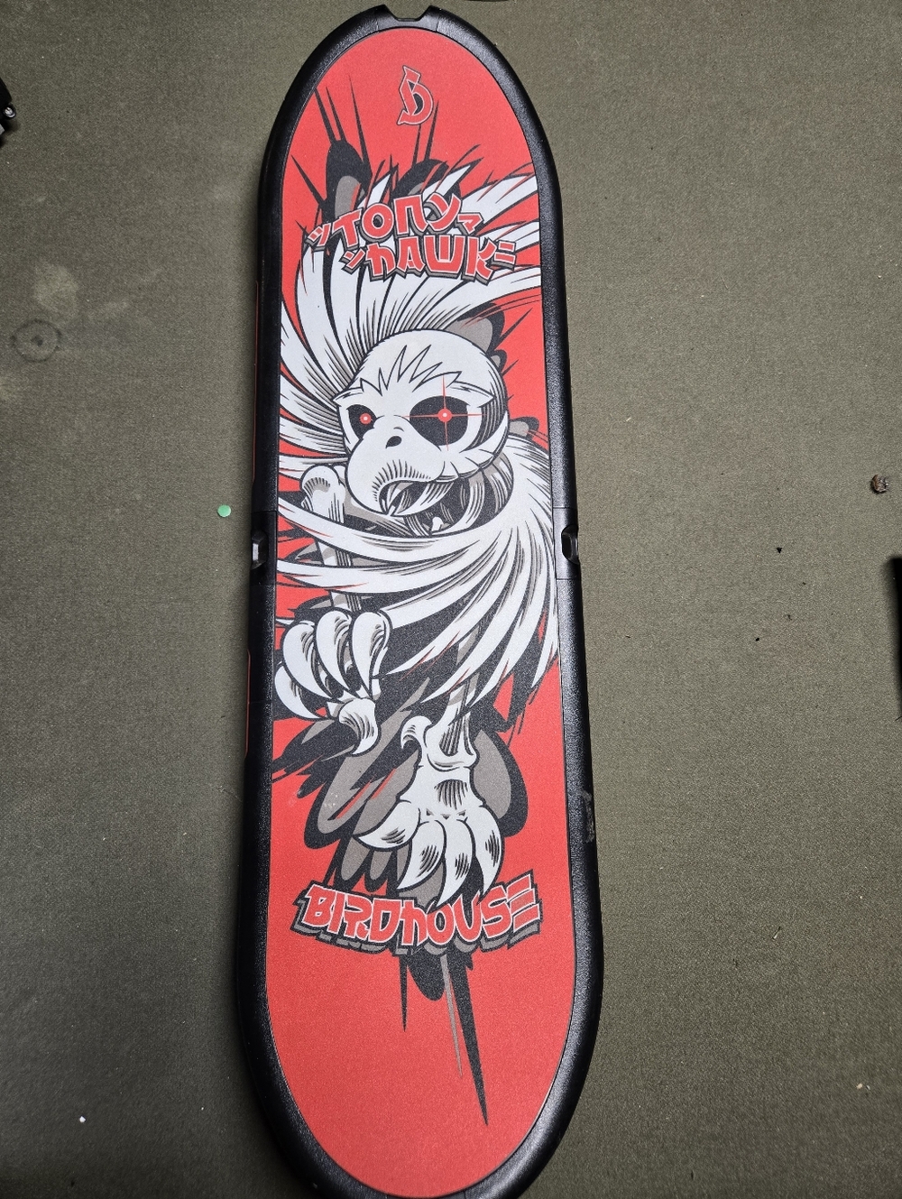 Tont Hawk Activision Red Graphic Skateboard Deck